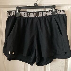 Under Armour Black Performance shorts women’s large